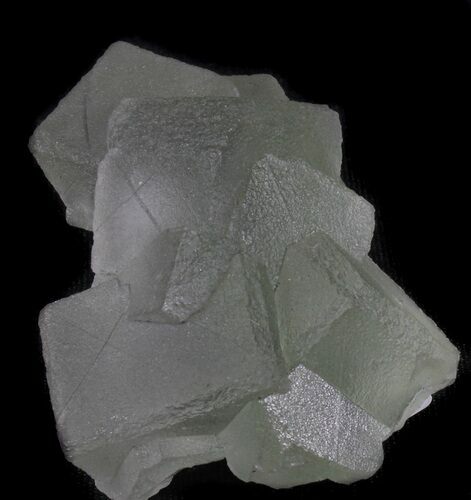 Translucent, Cubic, Green Fluorite - China #39124